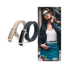 Load image into Gallery viewer, Autumn and Winter Women's Apricot Brown Two-Layer Smooth Buckle Belt Clothing