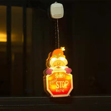 Load image into Gallery viewer, Christmas Decorative Lamp Santa Claus Sucker Lamp Christmas Tree Holiday Modeling Lamp Window Lamp Decoration
