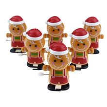 Load image into Gallery viewer, 1 pcs Shaking Head Biscuit Man Clockwork Walking Toy Chain Christmas Toy Gift