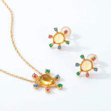 Load image into Gallery viewer, Women's Necklace Citrine Geometric Silver 925 Silver Choker Gift for Girls
