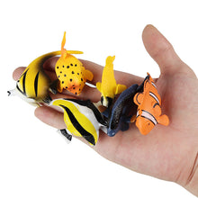 Load image into Gallery viewer, Simulation Mini Ocean Fish Animal Model Children's Science and Education Gift Tropical Fish Clownfish Fairy Fish Toy Fish Tank Landscape