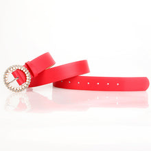 Load image into Gallery viewer, Pearl Alloy Buckle Intellectual Atmosphere Color Multi-Choice Decorative Dress Belt