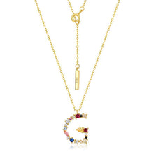 Load image into Gallery viewer, Women's Necklace English Letter S925 Sterling Silver Zirconium Choker Gift for Girls