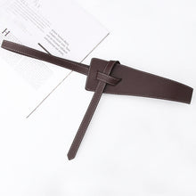 Load image into Gallery viewer, Waist-Tight Retro Knotted Suit All-Matching Outerwear Waist Seal Korean Style Fashionable Wide Belt