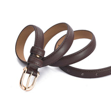 Load image into Gallery viewer, Women's Belt D Buckle Thin Belt Simple Ins Style Decorative Jeans for Women