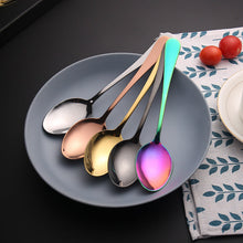 Load image into Gallery viewer, Stainless Steel Tableware Set 304 Five Components Western Food/Steak Knife, Fork and Spoon 20-Piece Set