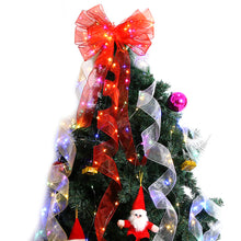 Load image into Gallery viewer, 5cm Christmas Tree Luminous Ribbon LED Lighting Chain Christmas Decorations