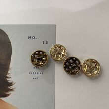 Load image into Gallery viewer, 5pcs/Set Hollow Metal Clothing Decorative Button Winter Coat Coat Button