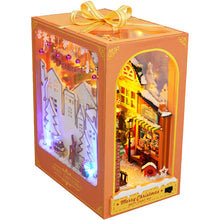 Load image into Gallery viewer, New Handmade DIY House Model Toy Creative Bookend Christmas Gift
