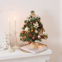 Load image into Gallery viewer, 45cm Desktop Christmas Tree with Lights Holiday Decoration Home Decoration
