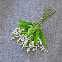 Load image into Gallery viewer, 12PCs Simulation 6 Forks Campanula Bouquet Lily Fake Flower and Plastic Flower Home Ornamental Flower