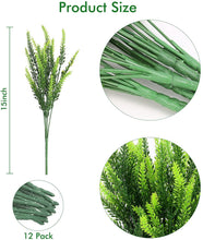 Load image into Gallery viewer, 10PCs Artificial Flowers Lavender Flower Outdoor UV-Proof Imitation Plastic Plant Fake Flower