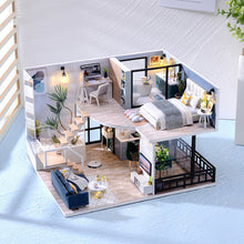 Load image into Gallery viewer, Diydollhouse Miniature with Furniture, Model Attic Gift Toys