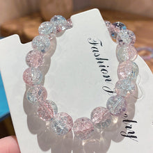 Load image into Gallery viewer, Broken Beads Ice Transparent Two-Color Bracelet Student Hand Toy Bracelet Whole Girlfriends' Gift Children's Day Small Gift Pliable Temperament