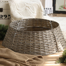 Load image into Gallery viewer, Christmas Tree Tree Skirt Base Fence Hand-Woven Christmas Tree Foot Decorations