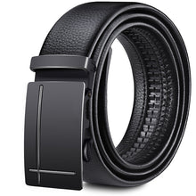 Load image into Gallery viewer, Men's Leather Belt Soft Leather Automatic Buckle Casual All-Matching Jeans Belt Men's Belt Belt