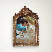 Load image into Gallery viewer, European Photo Frame Decoration Bedroom Decorative Photo Frame Golden Resin Photo Frame 6-Inch 7-Inch Wall Hanging Photo Frame