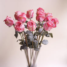 Load image into Gallery viewer, 5pcs/Set Artificial Rose Vintage Style Burnt Edge Rose Flower Decorative Table Artificial Flower