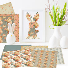 Load image into Gallery viewer, 12 Sheets/Pack New Material Paper Hand Account Decorative Paper DIY Pattern Background Paper Floral Pattern Card Paper