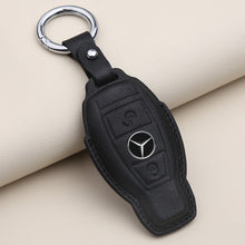 Load image into Gallery viewer, For 21 Mercedes-Benz New E-Class Key Cover E200l C260l A200l S-Class GLC Leather Keychain