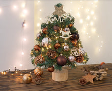 Load image into Gallery viewer, 45cm Desktop Christmas Tree with Lights Holiday Decoration Home Decoration