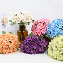Load image into Gallery viewer, 12pcs/Set Artificial Hydrangea Wedding Bouquet Holder Simulated Pincushion Hydrangea Bouquet Home Ornamental Flower
