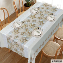 Load image into Gallery viewer, Leather Tablecloth Home Tablecloth Disposable PVC Rectangular Table Mat Internet Celebrity Coffee Table Tablecloth