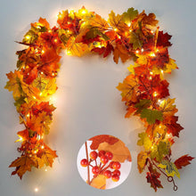 Load image into Gallery viewer, Thanksgiving Vine Maple Leaf Vine 170cm Decoration Hanging Vine Simulation Maple Leaf Vine