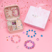 Load image into Gallery viewer, Pink Colorful Crystal DIY Beaded Bracelet Sweet Children's Bracelet Exquisite Storage Accessories Suit for Women
