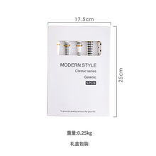 Load image into Gallery viewer, Porcelain Handle Knife, Fork and Spoon Suit Gift Box Stainless Steel Western Food Knife and Fork Household Creative Dessert Spoon Fruit Fork