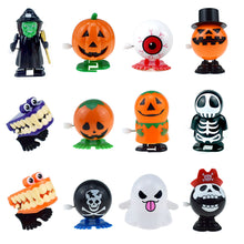 Load image into Gallery viewer, Halloween Wind-up Toy Suit Movable Winding with Eyes Jumping Ghost Tooth Witch Witch Gift