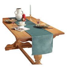 Load image into Gallery viewer, Velvet Table Runner Simple Solid Color Table Runner Wedding Party Dining Table Decorations Long Tablecloth