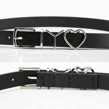 Load image into Gallery viewer, Fashion Trendy Fashion Joker Letter Iy Heart Buckle Decorative Suit Clothes Pant Belt