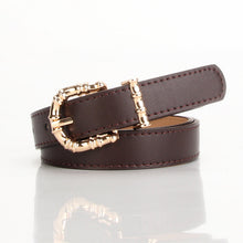 Load image into Gallery viewer, Alloy Pin Buckle Casual All-Match Pu Thin Belt Clothing Matching Belt Jeans Strap