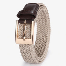 Load image into Gallery viewer, Elastic Waistband Women's High-Grade Student Punch-Free Korean Style Versatile Canvas Belt