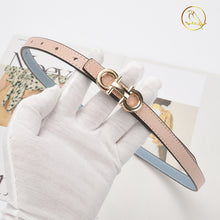 Load image into Gallery viewer, Women's Leather Thin Belt Korean-Style Simple Decorative Dress Pants Belt