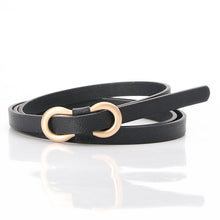 Load image into Gallery viewer, New Women's Word Buckle All-Matching Shirt Dress Narrow Belt Decorative Thin Belt