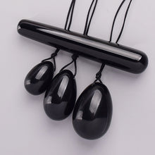 Load image into Gallery viewer, Jade Egg Stone Ball Postpartum Exercise Training Ball Jade Egg Jade Obsidian Vulva Egg Massage Stick