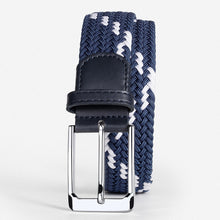 Load image into Gallery viewer, Woven Belt Punch-Free Pin Buckle Jeans Strap Elastic Canvas Belt