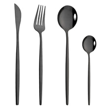 Load image into Gallery viewer, Stainless Steel Tableware Portugal Steak Knife and Fork Portable Ins Hotel Western Style Golden Western Food Knife and Fork