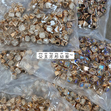 Load image into Gallery viewer, 5pcs/Set Metal Button Sweater Cardigan Golden Edge White Transparent Black Decorative Buttons