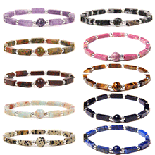 Load image into Gallery viewer, Natural Amethyst Rectangular Bracelet Women's Simple Fashion Charm Bracelet