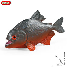 Load image into Gallery viewer, Mini Piranha Model Simulation Ocean Submarine Creature Model Human-Eating Fish-Eating Children's Science and Education Learning Toys