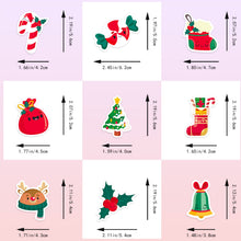 Load image into Gallery viewer, 50 Christmas Stickers New Santa Claus Stickers Snowflake Decoration Scene Sticker Decoration