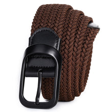 Load image into Gallery viewer, Youth Elastic Elastic Waistband for Men and Women Canvas Belt Elastic Woven Lengthened No Hole Jeans Strap