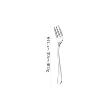 Load image into Gallery viewer, Baike Steak Knife Thick 081 Series Stainless Steel Western Food Knife, Fork and Spoon Suit Dessert Fork Spoon