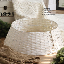 Load image into Gallery viewer, Christmas Tree Tree Skirt Base Fence Hand-Woven Christmas Tree Foot Decorations