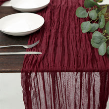 Load image into Gallery viewer, Voile Champray Table Runner Bohemian Twist Tablecloth Party Decoration Table Runner