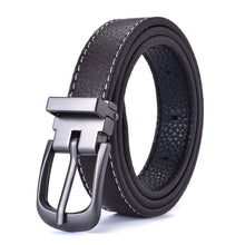 Load image into Gallery viewer, Simple Black Thin Belt Korean Retro Pin Buckle Jeans Strap Student