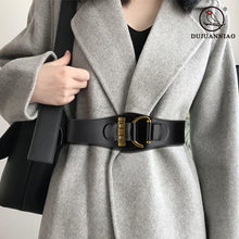 Load image into Gallery viewer, Popular Retro Style Belt Women's Elastic Belt Match with Coat down Belt